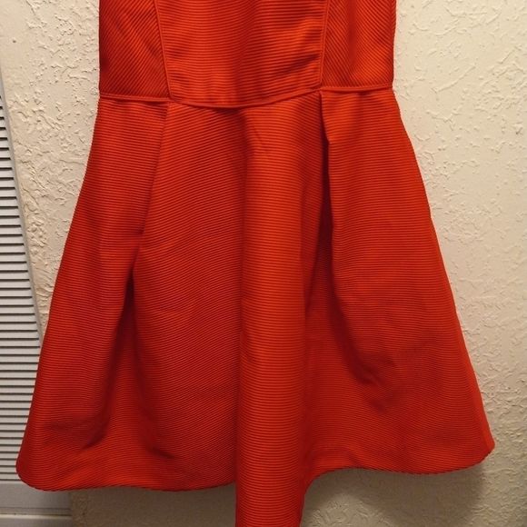 Maje Pleated Fit/Flare Dress - Picture 3 of 8
